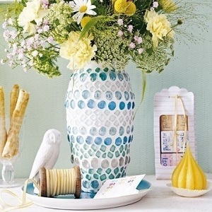 Kaip dekoruoti vazą