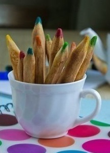 Pasidaryk pats: sausainiai „Spalvoti pieštukai“