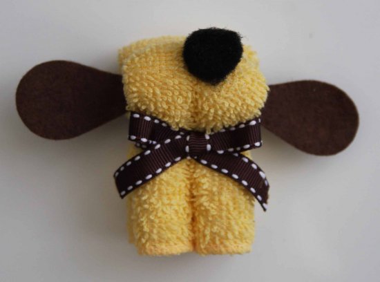 Novelty_Dog_Towels_Yellow